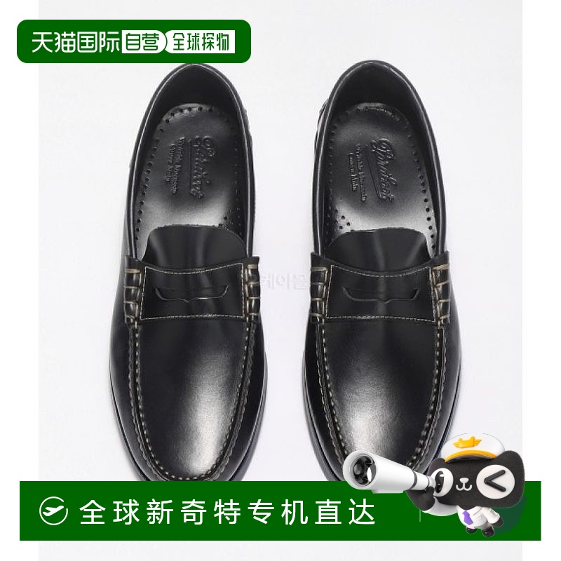 PARABOOT时尚休闲鞋细致缝线平底柔软鞋底舒适百搭质感黑色经典