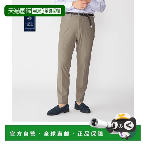 日本直邮SHIPS FUNCTION系列2WAY侧边抽褶长裤 [449786615]西裤