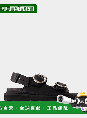 1h可退 香港直邮潮奢 Ami Paris 女士 搭扣凉鞋 USV303AL0097