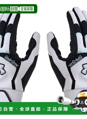 【日本直邮】UA Yard Pro 击球手套 6001314(100) 白色黑色彩虹色