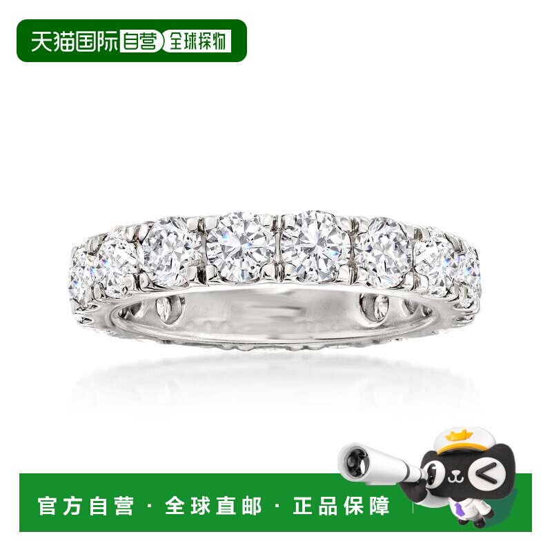 自营Ross-Simons 14kt 白金钻石永恒戒指 - 白色 美国奥莱直发