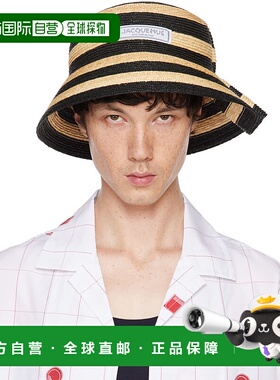 香港直邮潮奢 Jacquemus 男士 驼色 & 黑色 La Casa 系列 Le chap