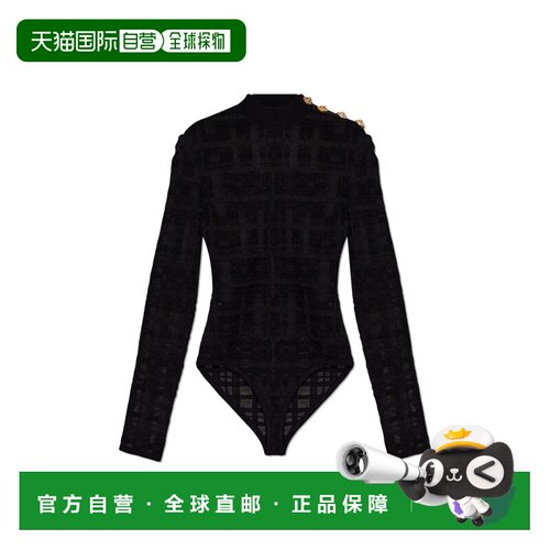 1h可退 香港直邮BALMAIN 女士连体衣 GF1BG027KJ340PA SS2026 黑