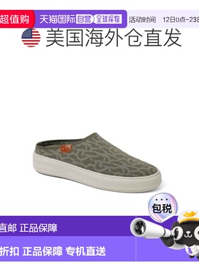 自营Dearfoams Women's Annie Slip-On Clog Sneaker - moss knit