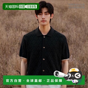 韩国直邮SATUR设计师款大气简约日常休闲个性毛衣开衫SA23SSMK20