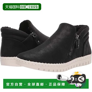 自营Bella Vita Camberly Boots Women's Black Matte Fleece Lin