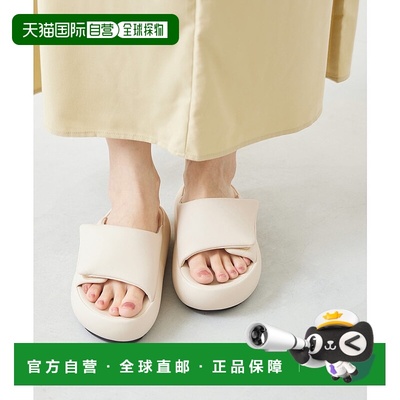 日本直邮Menue 厚底蓬松沙滩凉鞋 [ME8623BW02838]厚底鞋