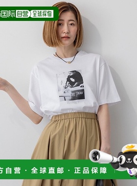 日本直邮JANE PACKER 可洗涤照片印花T恤 [234613EW017742]