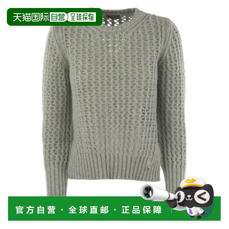 1h可退 香港直邮Herno 女士 羊驼毛羊毛纱线针织衫 MG00020DR7019