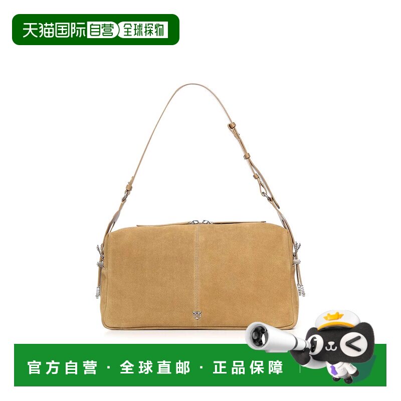 香港直邮PINKO 女士单肩包 106678A0F6L22O SS2026 卡其色 Keeper