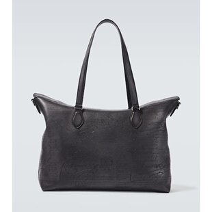 潮奢 Berluti 伯尔鲁帝 男士 Late Hour Scritto 皮革手提包