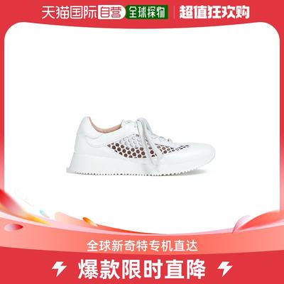 香港直邮潮奢 Gianvito Rossi 女士Speedster and open-knit 皮质