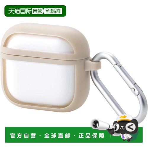 【日本直邮】ELECOM AirPods 第4代 TOUGH SLIM TPU保护壳
