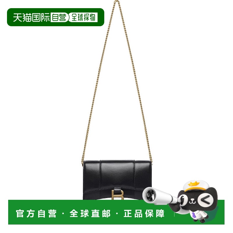 1h可退 香港直邮Balenciaga 巴黎世家 女士 Hourglass 迷你链带钱