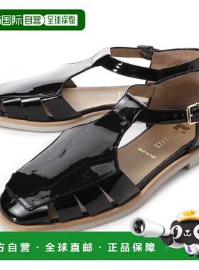 日本直邮PASCUCCI 廓尔喀凉鞋 黑色 女士 Smart 7432 Charol Supe