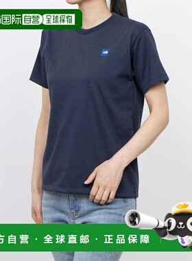 日本直邮 THE NORTH FACE 女士户外短袖T恤 NTW32445 海军蓝北面