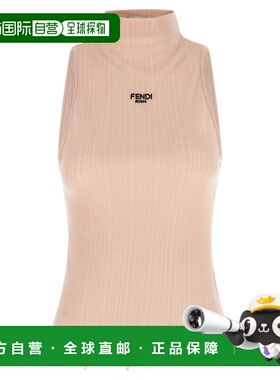 香港直邮FENDI 女士背心吊带 FS9740AVFEF1T6T AW2025 米白色