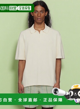 香港直邮MAISON KITSUNE 男士 灰白色 Bold Fox Head Embroidered