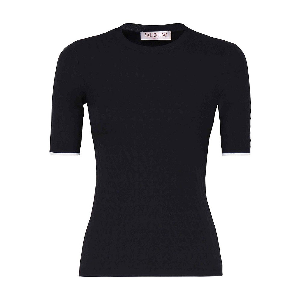 VALENTINO GARAVANI 女士T恤 5B3KC58P8QN671 蓝色