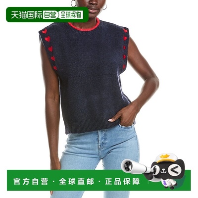 自营ANNA KAY Larianna Cashmere-Blend Vest - blue 美国奥莱直