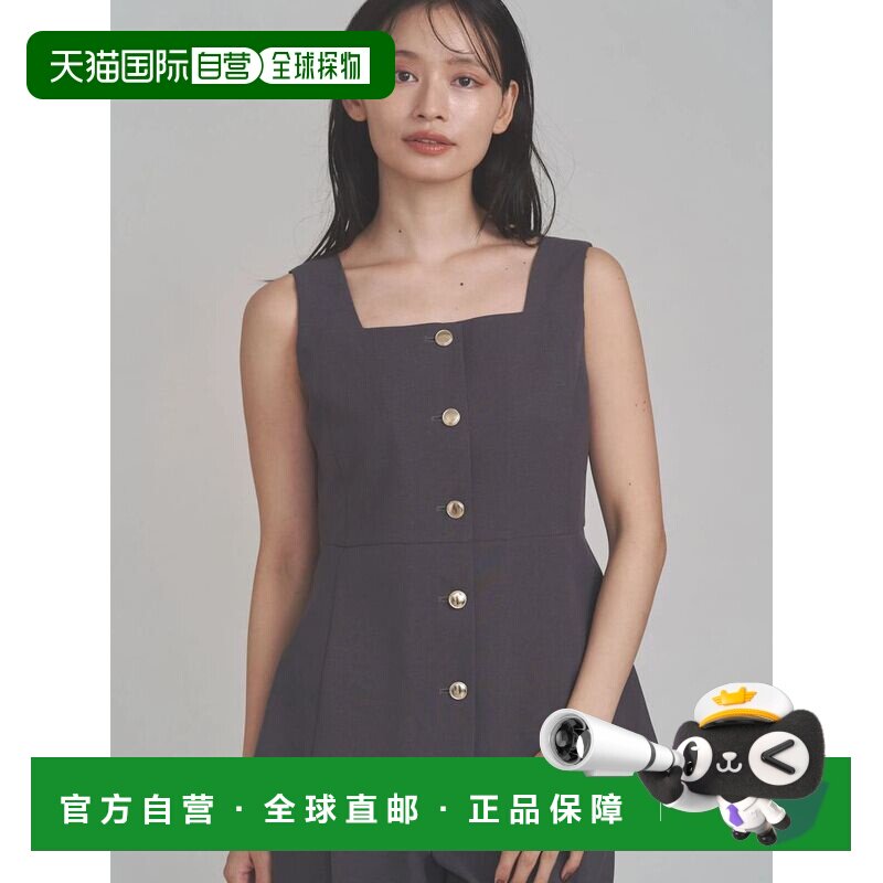 1h可退 日本直邮TONAL 女装 多功能前扣背心 佩兹利印花 宽松剪裁