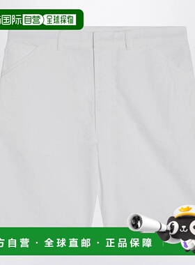 香港直邮PRADA 男士休闲裤 SPH461OOO16FSF0009 SS2025 白色