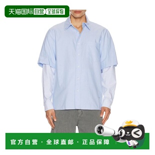 香港直邮Simkhai 衬衫 男士 双袖 1262144MEN Quade 1h可退