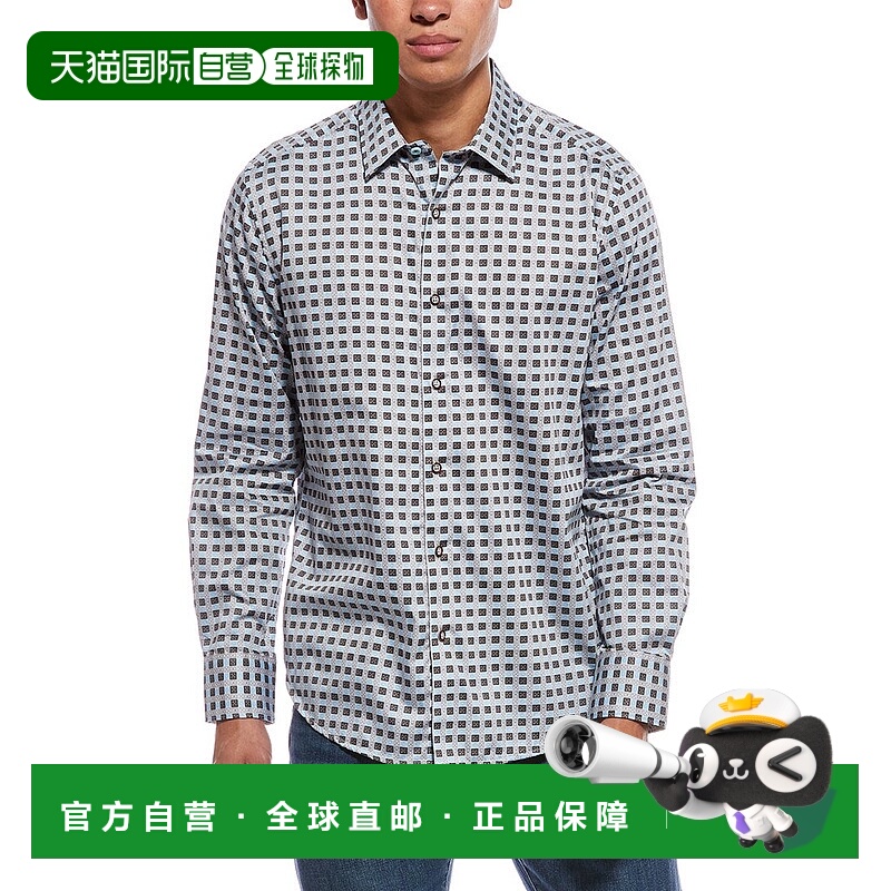 自营Robert Graham Ostin Woven Shirt - blue multi 美国奥莱直