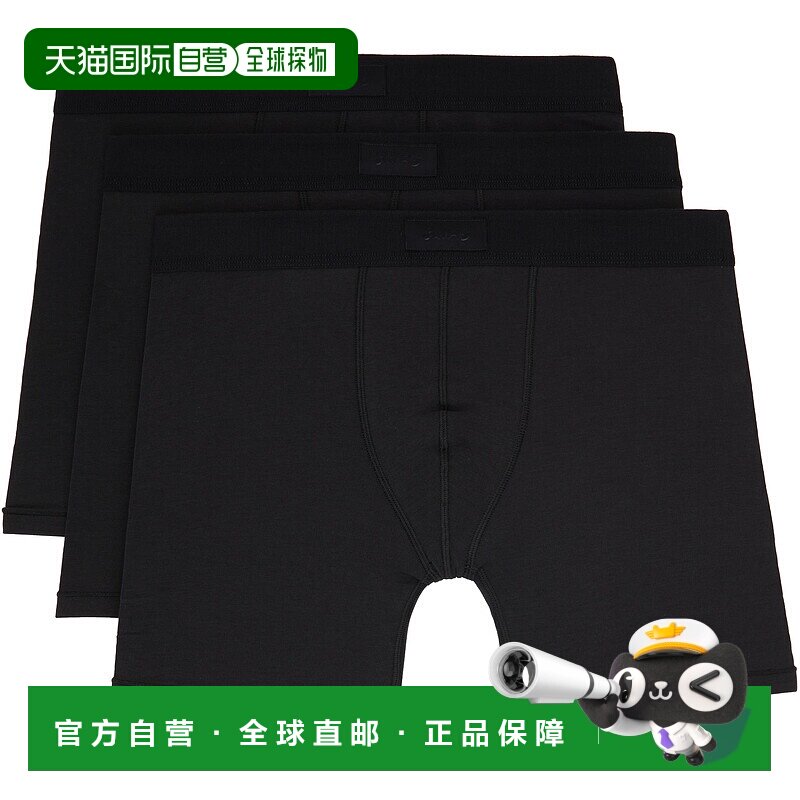 1h可退 香港直邮SKIMS 男士 三件装黑色 Cotton 5