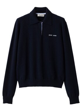 Miu Miu 羊绒 Polo领针织衫 MMLA2015Z1SOOO