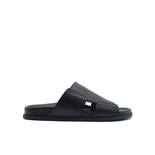 VALENTINO 男士凉鞋 XY0S0F61EDJ0NO AW2022 黑色 徽标凉拖