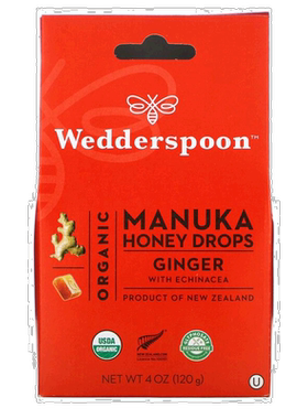 香港直发Wedderspoon有机蜂蜜有机麦卢卡紫锥菊营养细腻120g正品