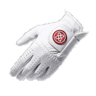 自营|Gfore 魔术贴纽扣手套白色防滑防水保护手掌耐磨舒适徽标