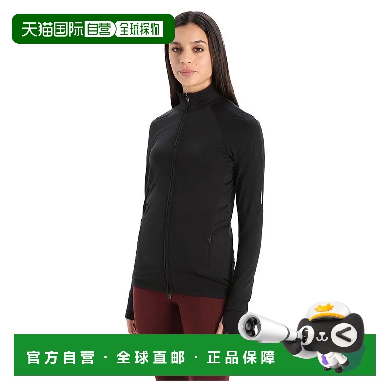 香港直邮ICEBREAKER Zone针织拉链卫衣 女士长袖羊毛