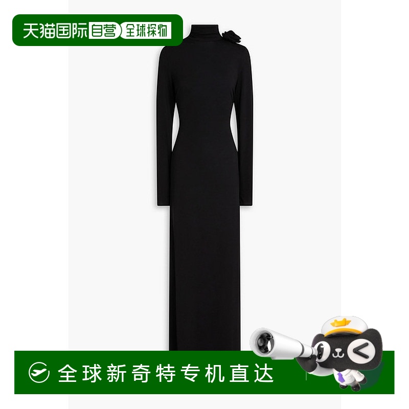 1h可退 香港直邮magda butrym 女士 露背花朵装饰针织长款连衣裙