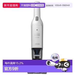 韩国直邮Black+Decker百得车载吸尘器大吸力清洁手持无绳便携白色