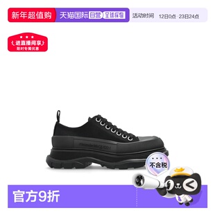 香港直邮Alexander McQueen亚历山大麦昆Tread Slick帆布系带及踝