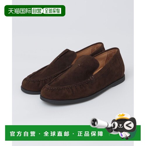 日本直邮FOOT INDUSTRY 男士 天然牛革/羊绒感鹿皮乐福鞋 1150000