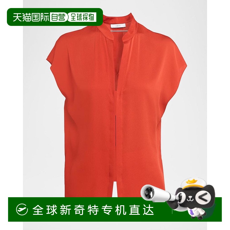 1h可退 【美国直邮】vince 女士 衬衫真丝