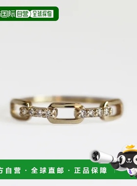 1h可退 日本直邮cui-cui 钻石Lien系列 戒指 K10YG材质 756371