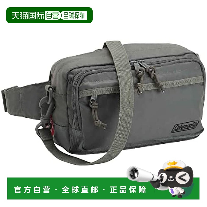 【日本直邮】Coleman科勒曼 斜挎包WALKER 灰色 2185805单肩包