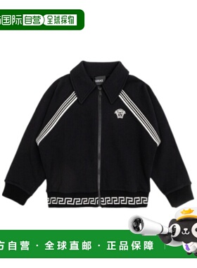 香港直邮VERSACE 男童夹克 10229121A116522B020 SS2026 黑色