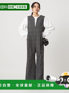 日本直邮UNITED ARROWS 宽松风仿粗花呢高领连身裙 GR1634EW03653