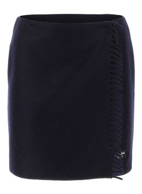 PRADA 女士半身裙 P113XE13LPF0008 AW2023 蓝色