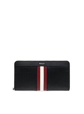 BALLY 男士钱包 MLW06CEC001I946P AW2024 黑色 徽标钱包