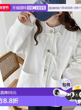 1h可退 日本直邮Java 女士优雅休闲棉质连带牛仔外套 jv1010241