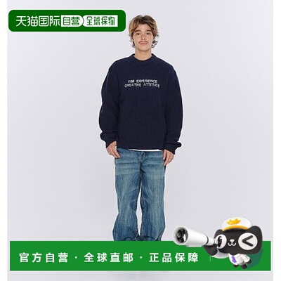 韩国直邮AECA WHITE 公用男针织AWCMFWBDKNISO006G3LB