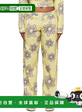 1h可退 香港直邮潮奢 OK 女士 黄色 Coral P 运动裤 OKKP22216