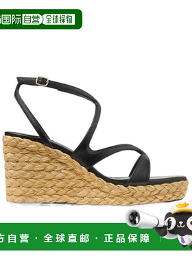 1h可退 香港直邮JIMMY CHOO 24SS Ayla方头露趾坡跟鞋 Women单鞋