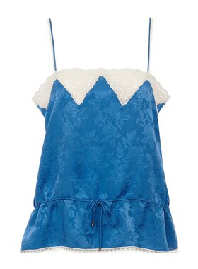 CHLOÉ 女士连衣裙 CH25AHT22115426 AW2025 蓝色 吊带上衣